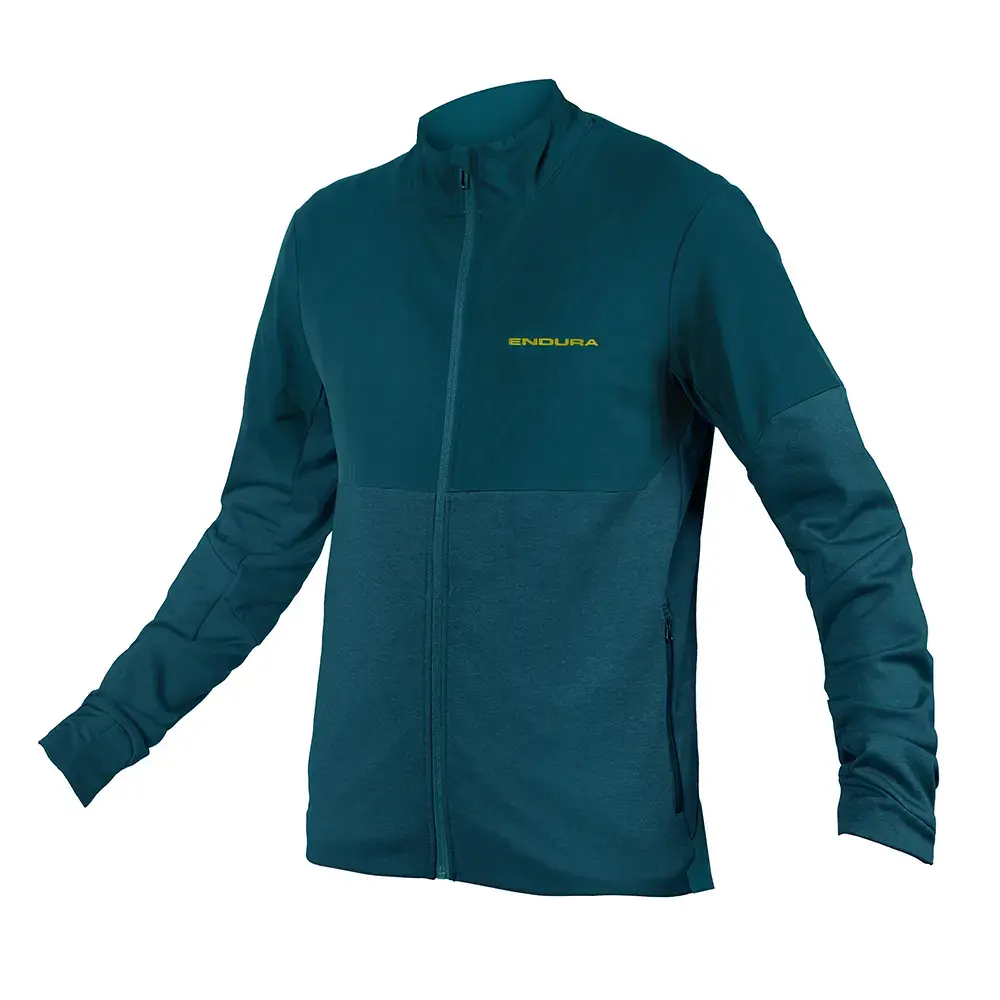 Endura Singletrack Thermal MTB Fietsjack Blauw Heren