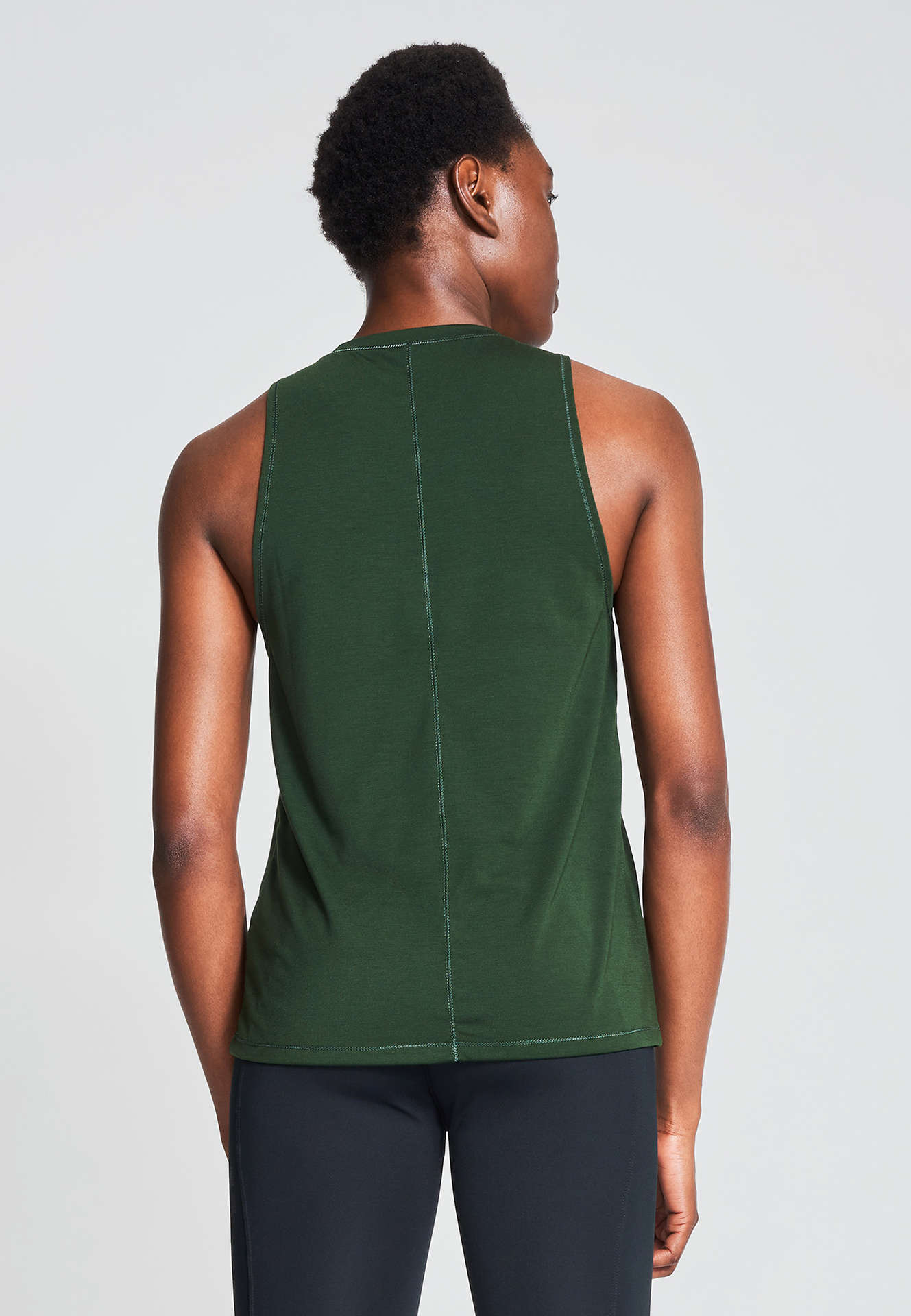 Röhnisch Clara Loose Hardloopshirt Zonder Mouwen Groen Dames