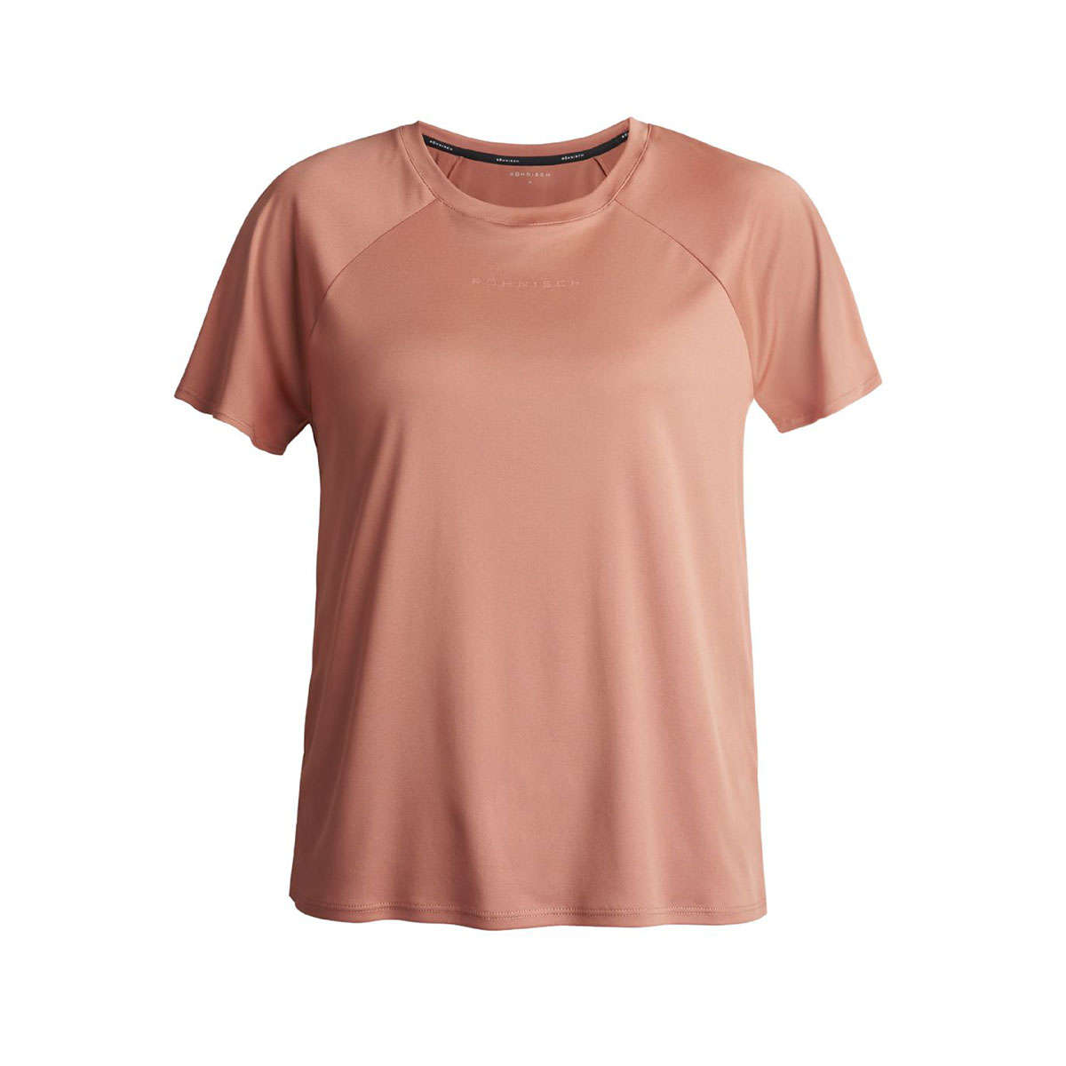 Röhnisch Active Logo Hardloopshirt Korte Mouwen Bruin Dames