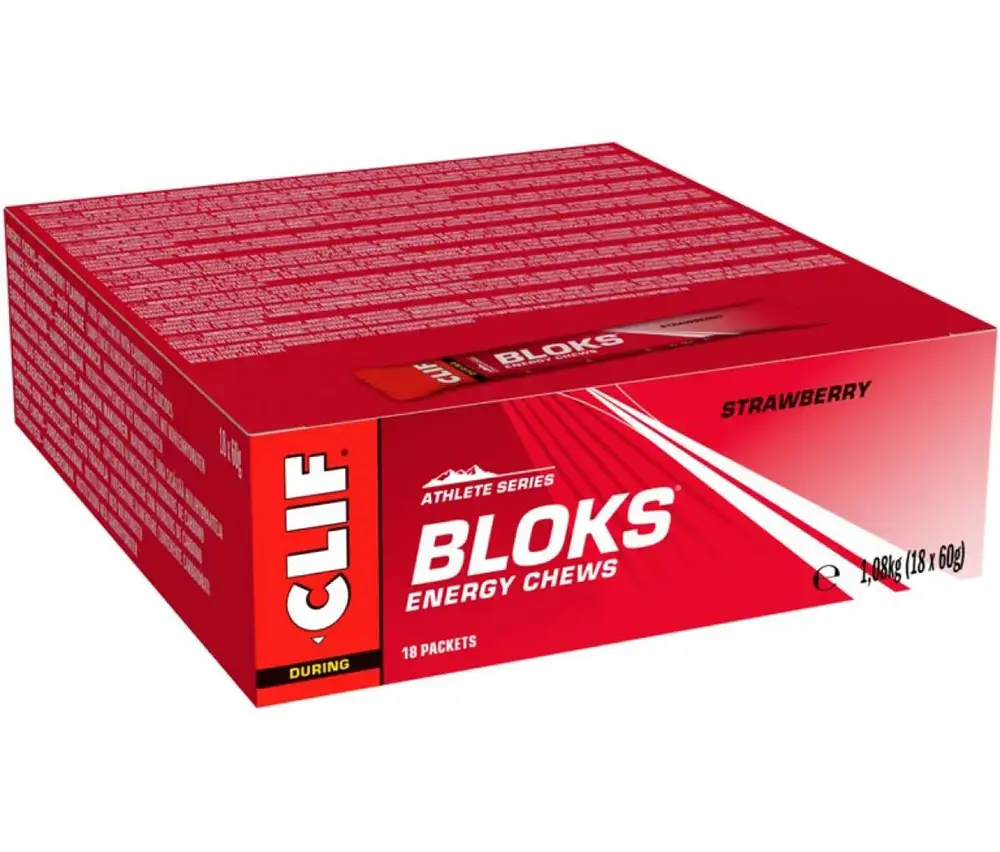  Blok Energy Chew Aardbei 18 stuks