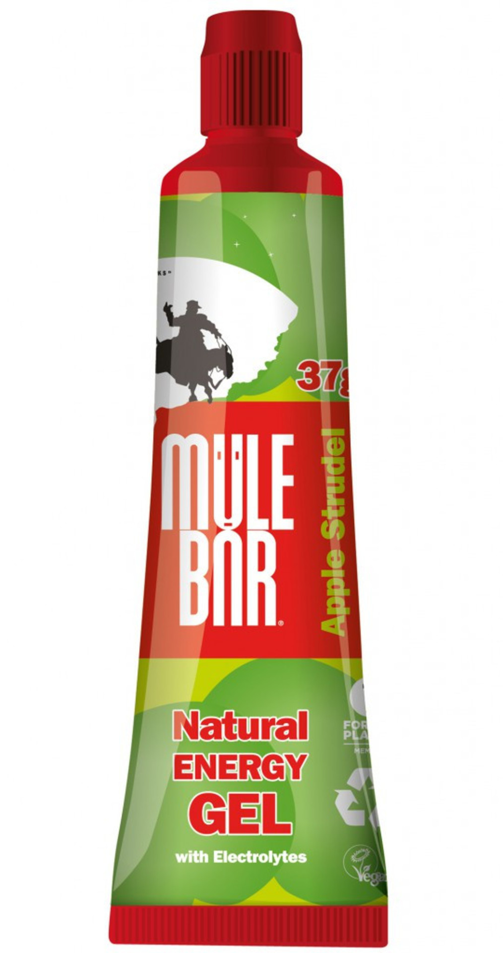 Mulebar Natural Energy Gel Appelstrudel 24 stuks