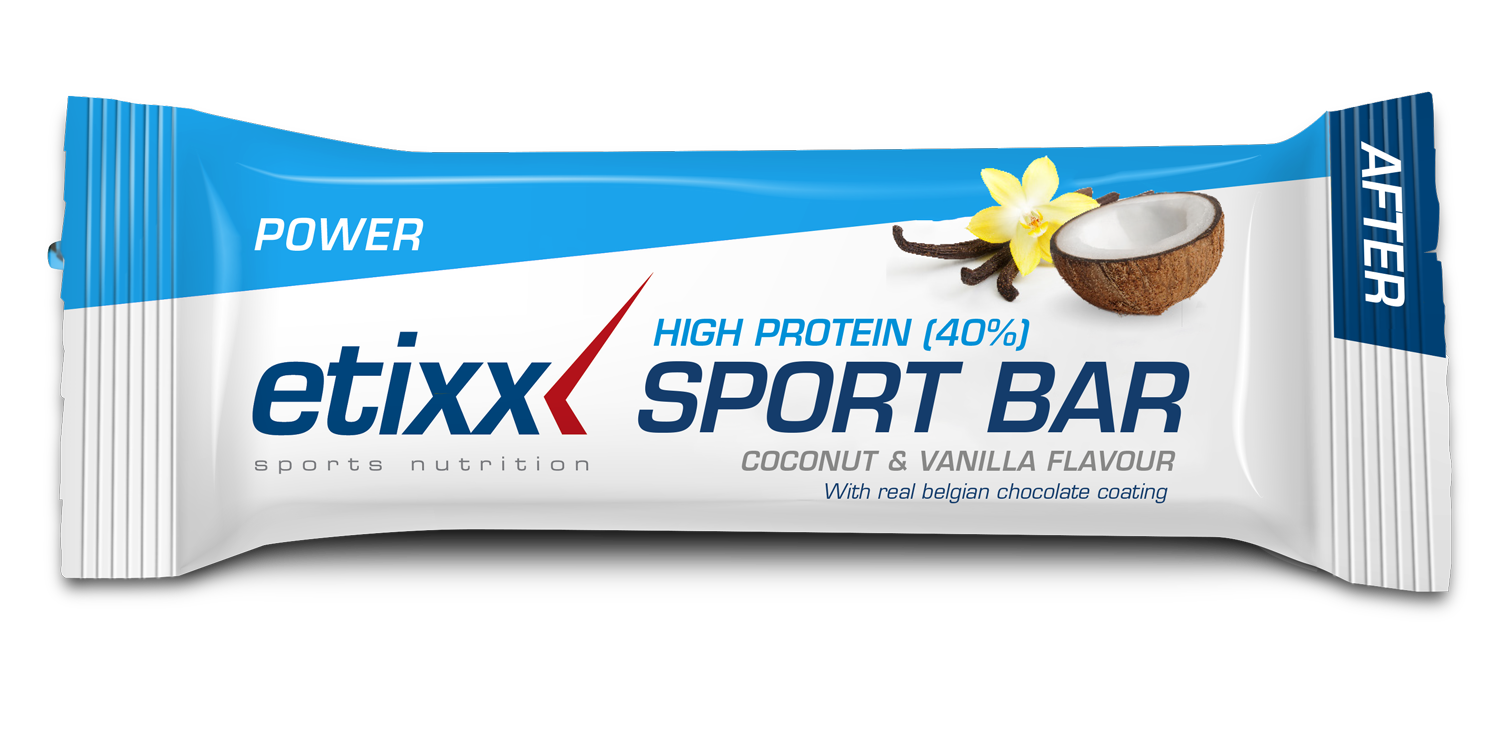 Etixx High Protein Sportreep Cocosnoot/Vanille 12 Stuks