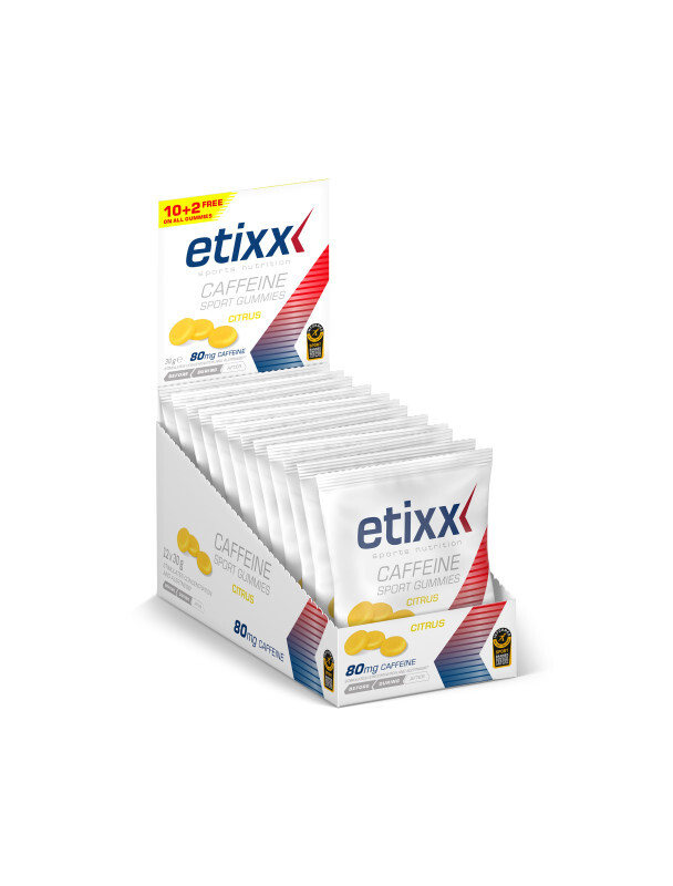 Etixx Cafeïne Sport Gummies 12 x 30 g