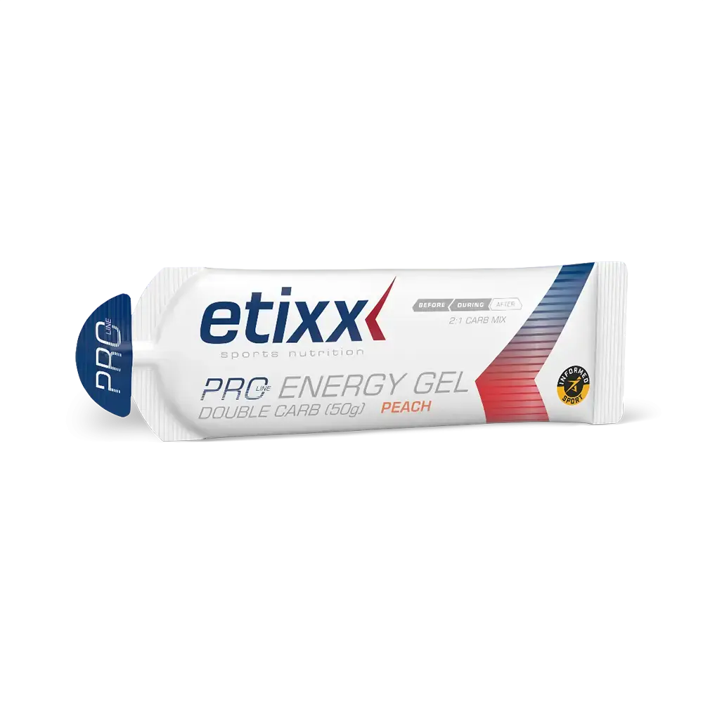 Etixx Double Carb Energy Gel Pro Line Perzik 12 stuks