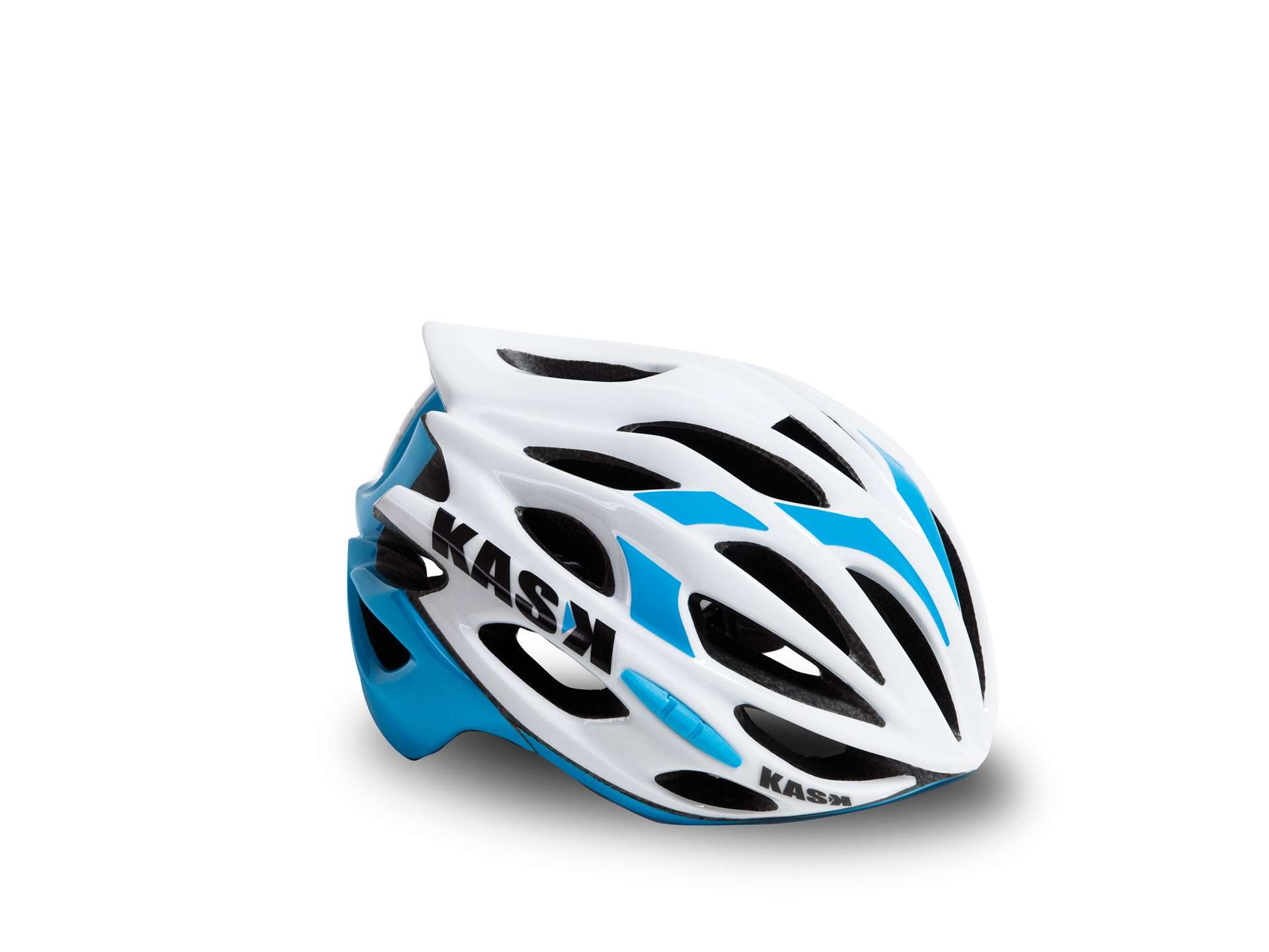 KASK Mojito Race Fietshelm Wit/Blauw/Zwart