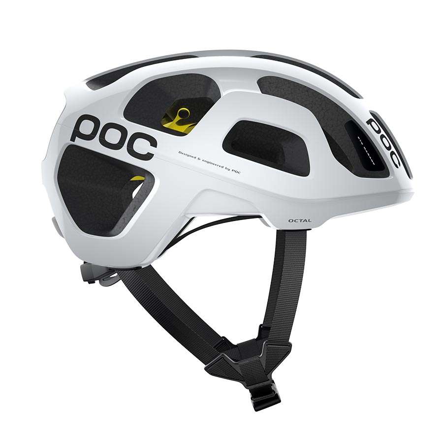 POC Octal MIPS Race Fietshelm Wit/Zwart