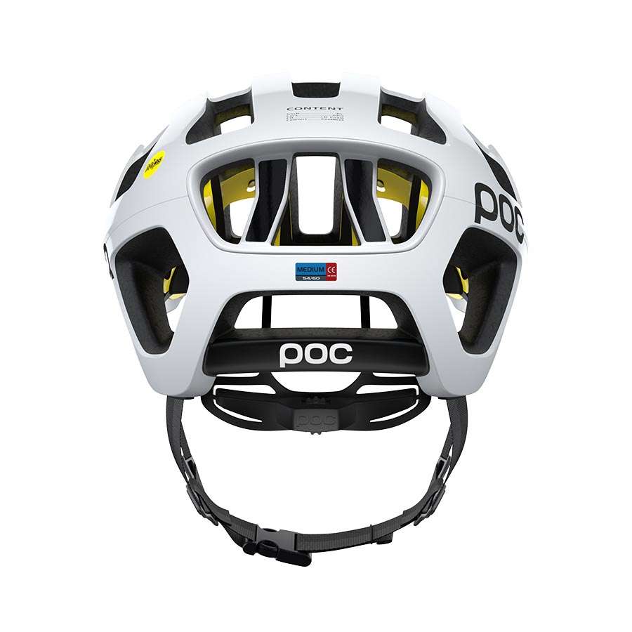 POC Octal MIPS Race Fietshelm Wit/Zwart