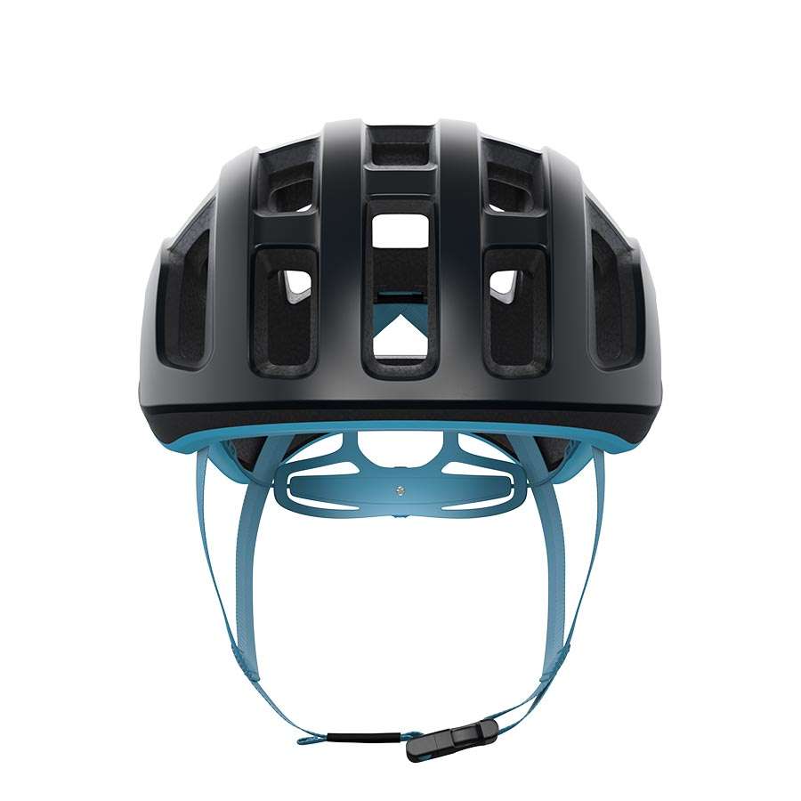 POC Ventral Lite Race Fietshelm Mat Zwart/Blauw