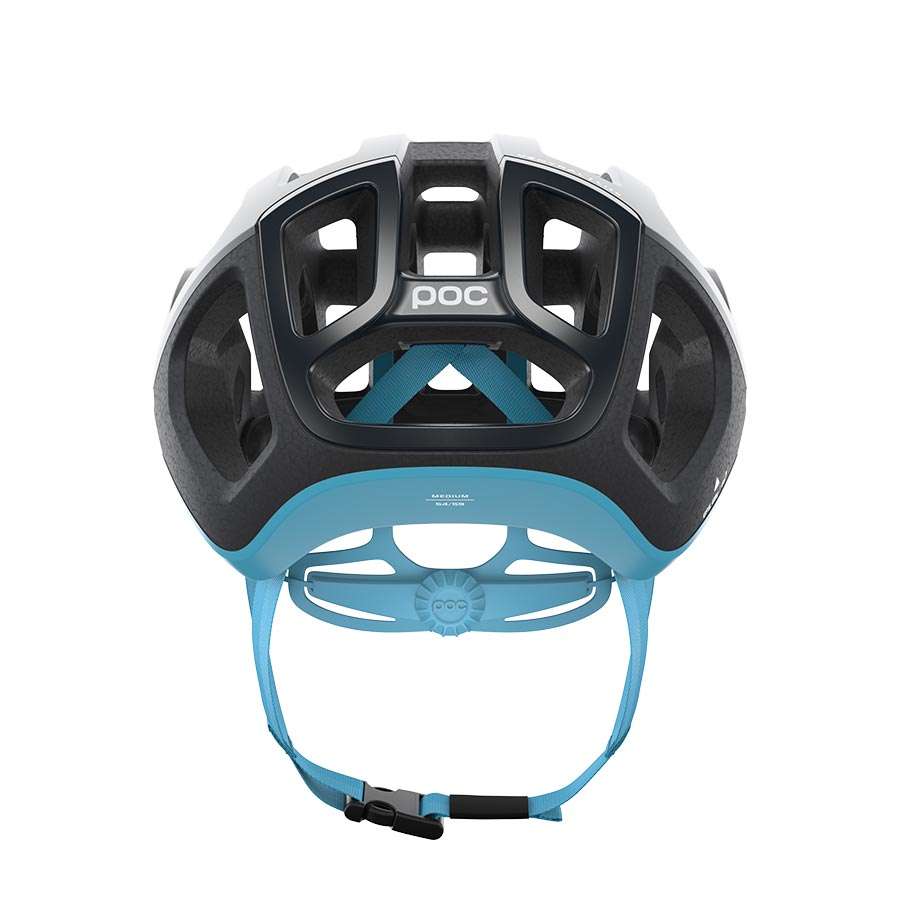 POC Ventral Lite Race Fietshelm Mat Zwart/Blauw