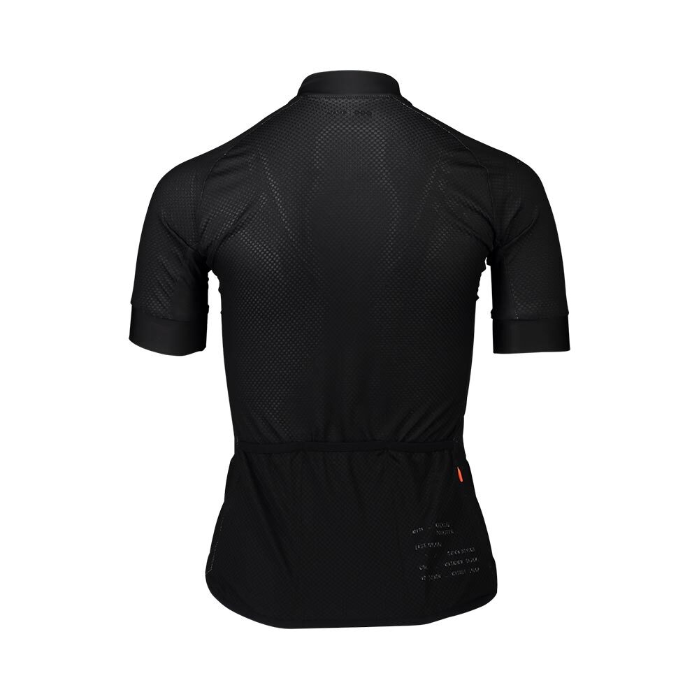 POC Essential Road Logo Fietsshirt Korte Mouwen Zwart Dames