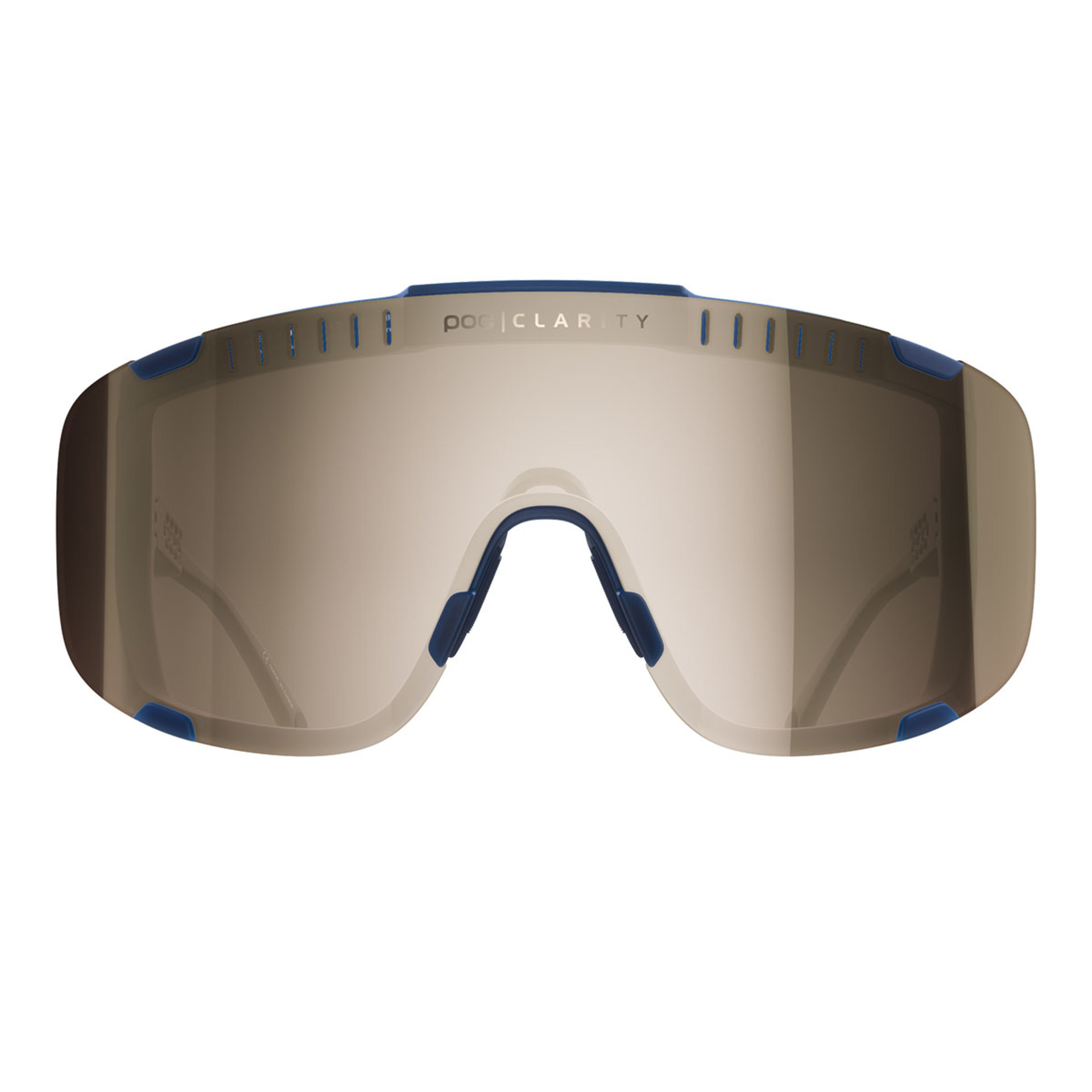 POC Devour Sport Zonnebril Blauw met Clarity Zilver Mirror Lens