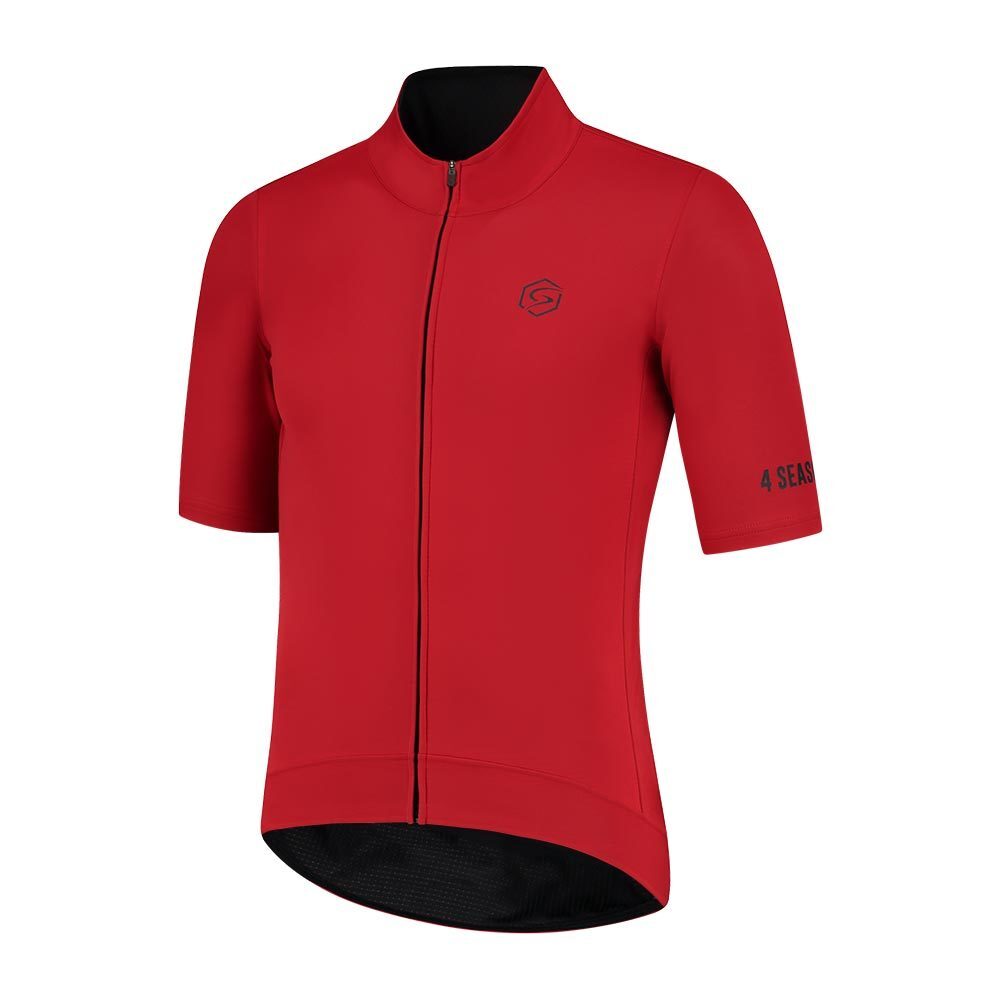 FUTURUM 4 SEASONS PRO Raceday Fietsjack Rood + Merino Ondershirt