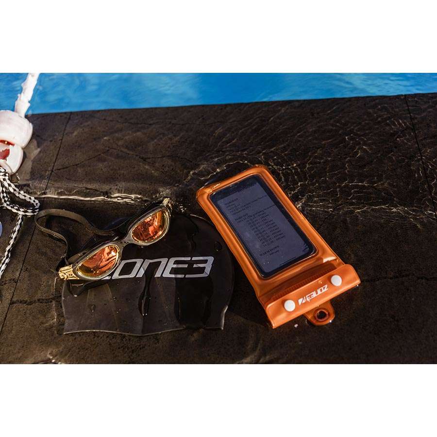 Zone3 Buoyancy Waterproof Telefoonhoes Oranje
