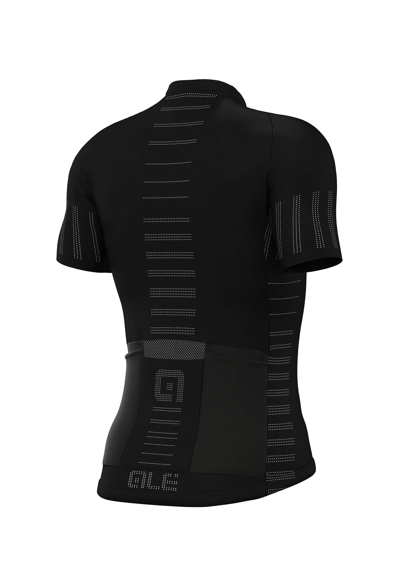 Ale R-EV1 Cooling Fietsshirt Korte Mouwen Zwart Heren