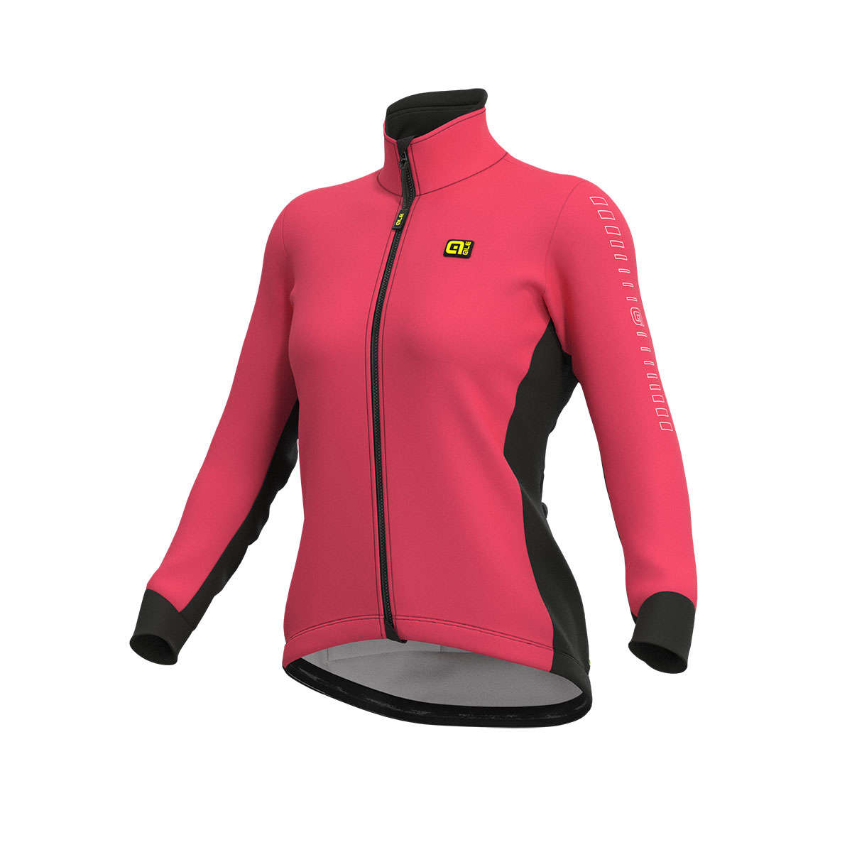 Ale Solid Fondo Fietsjack Roze Dames