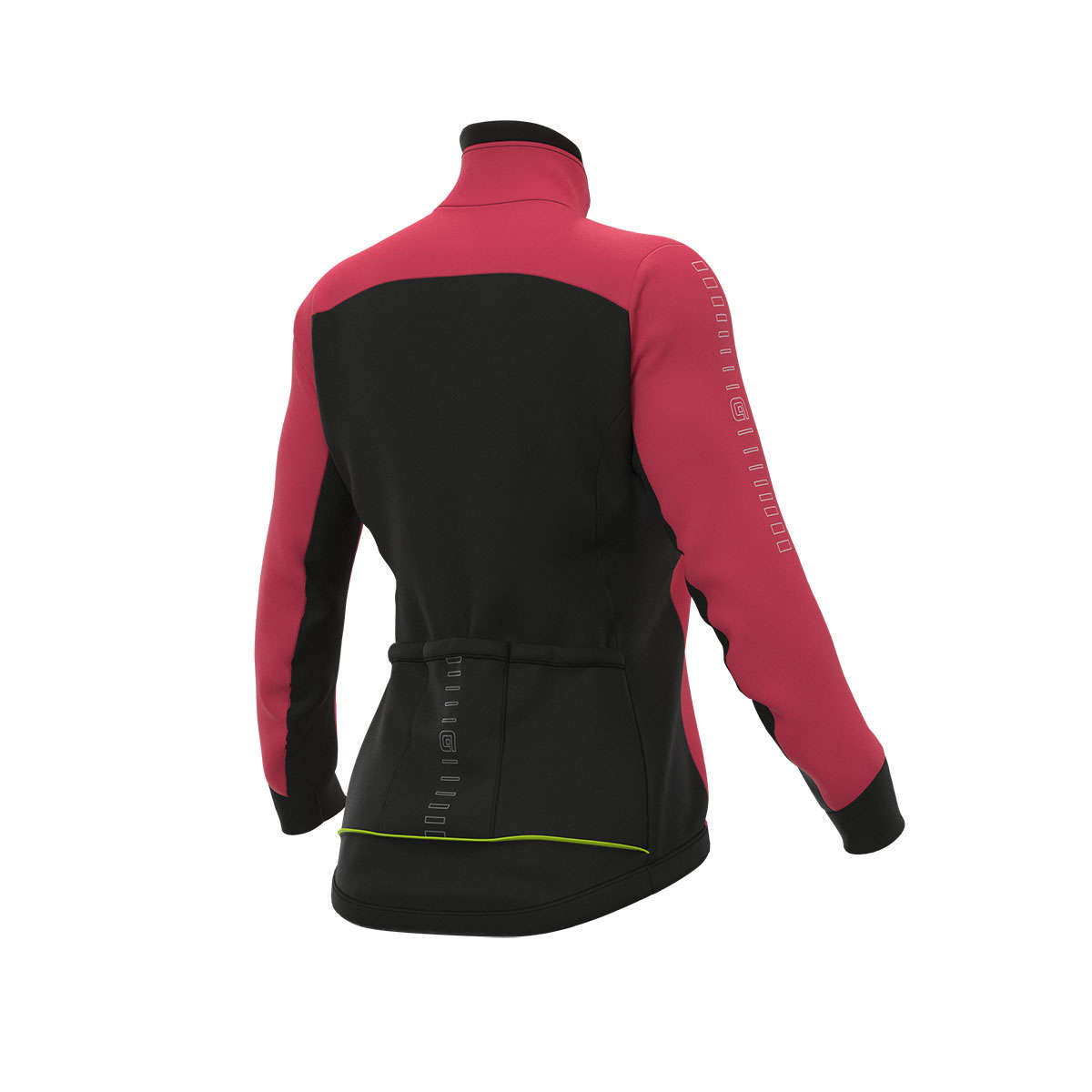 Ale Solid Fondo Fietsjack Roze Dames