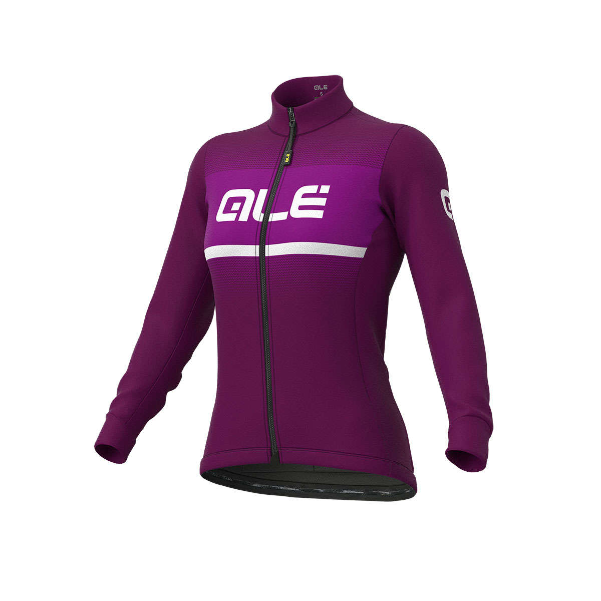 Ale Solid Blend Fietsshirt Lange Mouwen Paars Dames