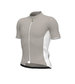 Ale Solid Color Block Fietsshirt Korte Mouwen Stonegrijs Heren