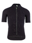 Q36.5 L1 Pinstripe X Fietsshirt Korte Mouwen Zwart Heren