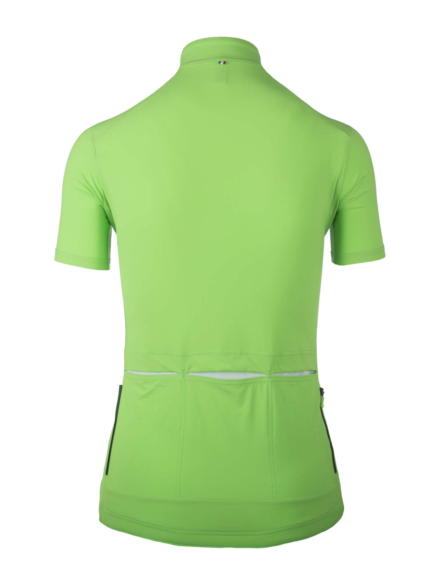 Q36.5 L1 Pinstripe Fietsshirt Korte Mouwen Groen Dames