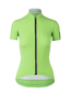 Q36.5 L1 Pinstripe Fietsshirt Korte Mouwen Groen Dames