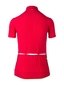 Q36.5 L1 Pinstripe Fietsshirt Korte Mouwen Rood Dames