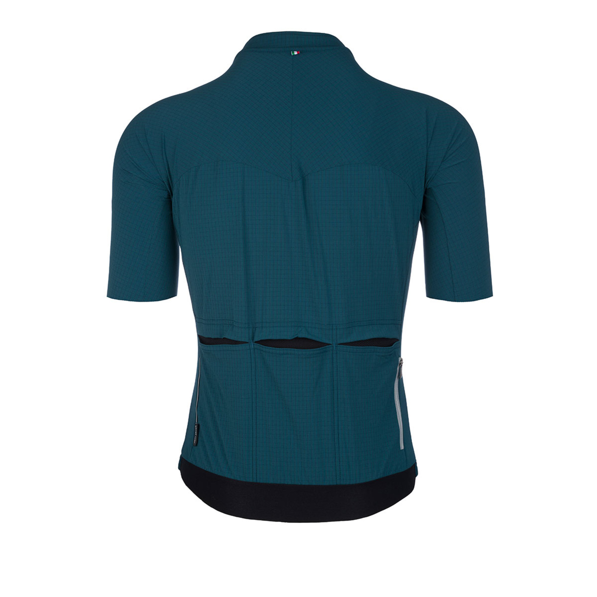 Q36.5 L1 Pinstripe X Fietsshirt Korte Mouwen Blauw/Petrol Heren