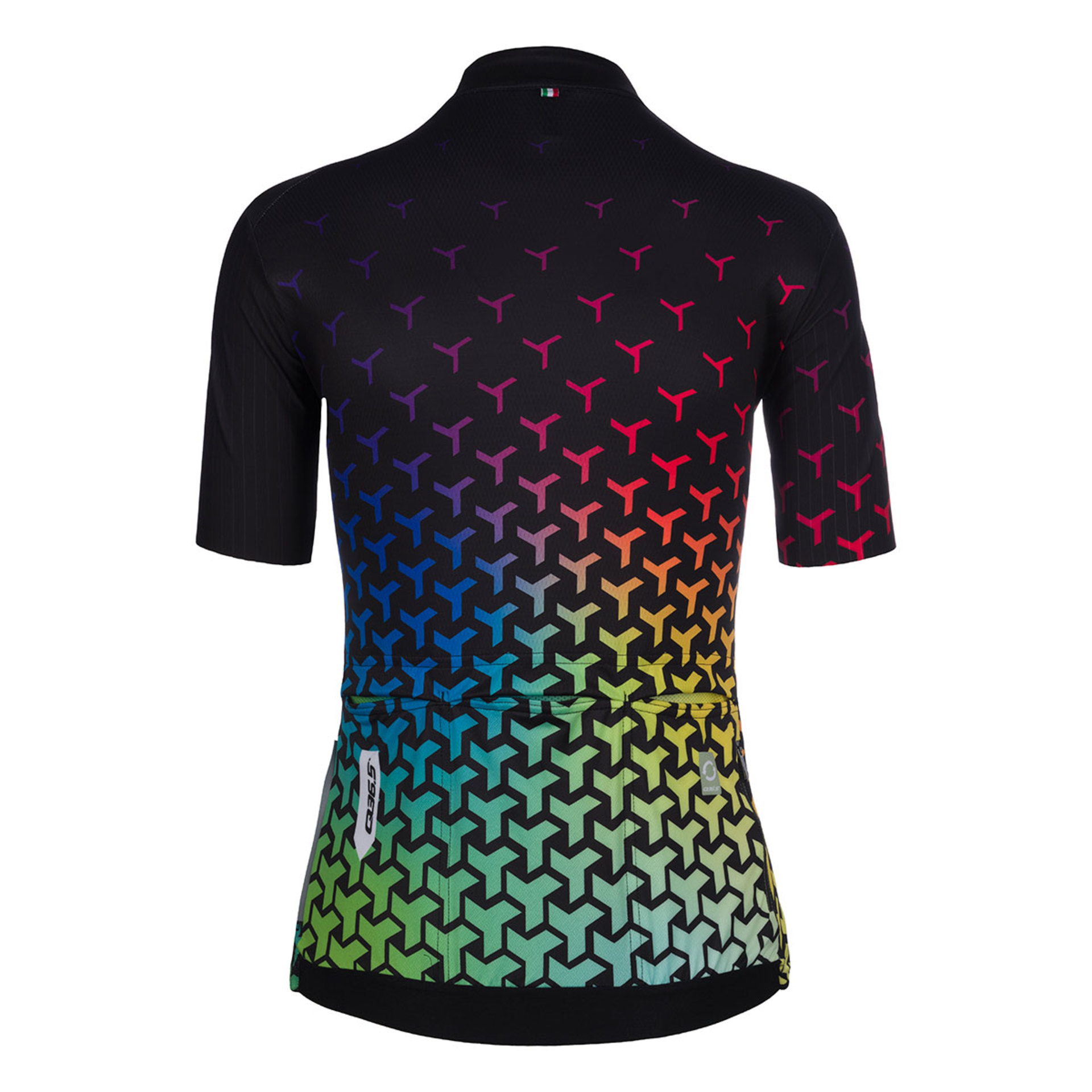 Q36.5 G1 Good Vibes 2.0 Fietsshirt Korte Mouwen Zwart/Multi Dames