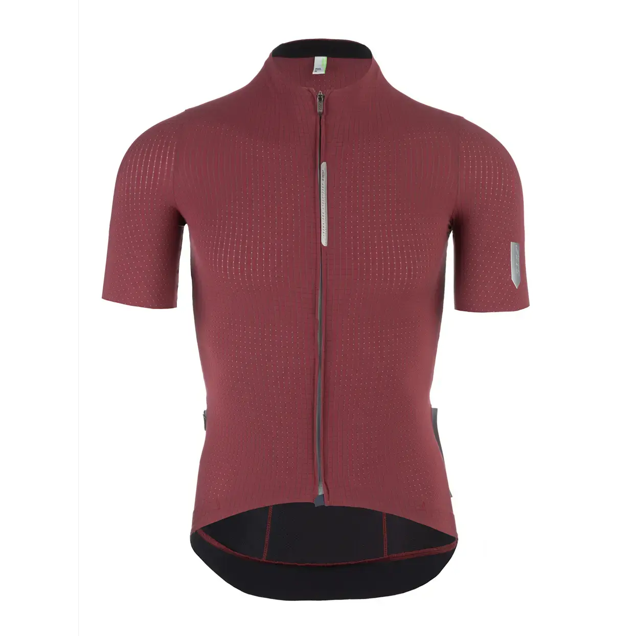 Q36.5 Pinstripe PRO Fietsshirt Korte Mouwen Rood/Zilver Heren