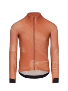 Q36.5 Gregarius Hybrid Dolomites Fietsshirt Lange Mouwen Oranje Heren