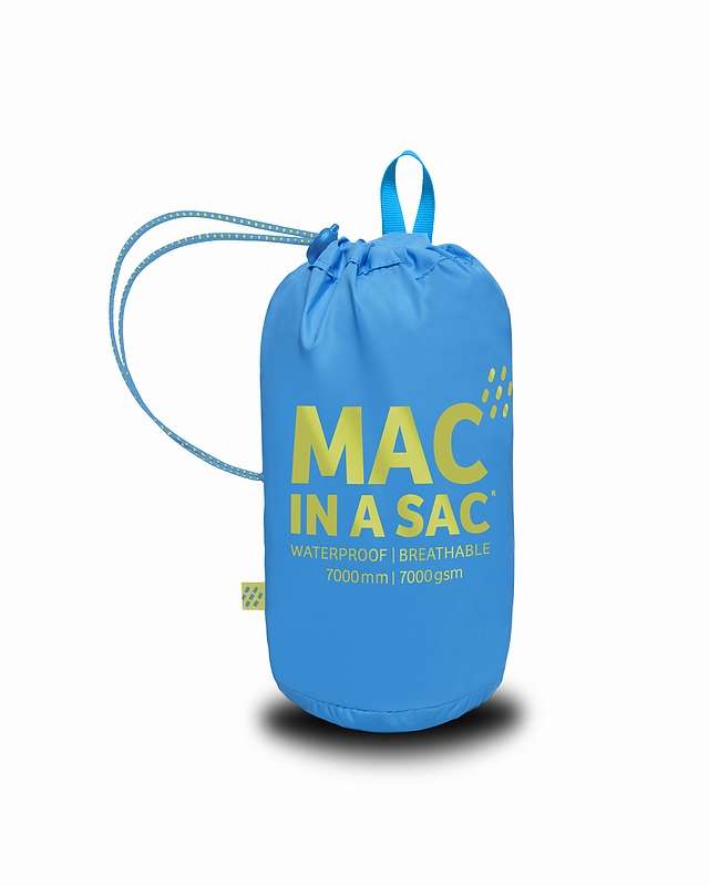 Mac in a Sac Regenjas Neon Blauw