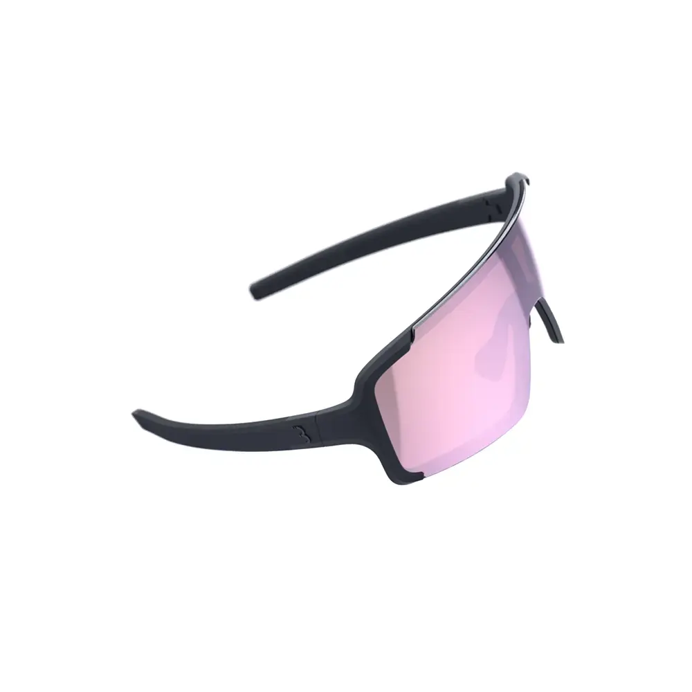 BBB Cycling Chester Narrow BSG-73 Sport Zonnebril Mat Zwart Met MLC Rose Lens