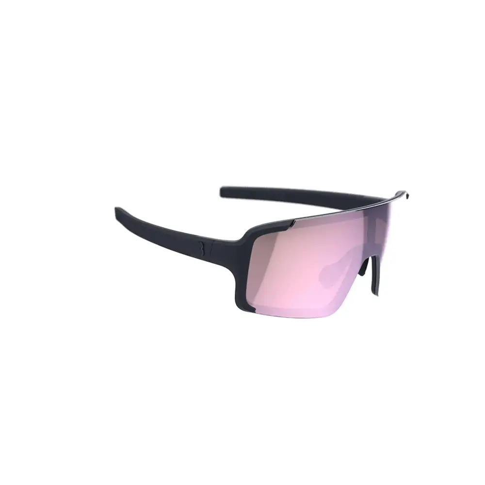 BBB Cycling Chester Narrow BSG-73 Sport Zonnebril Mat Zwart Met MLC Rose Lens