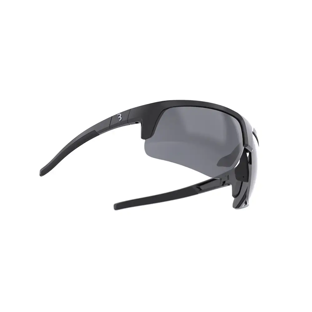 BBB Cycling Comet BSG-75 Sport Zonnebril Zwart Met Smoke Flash Mirror Lens