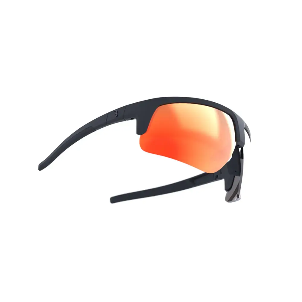 BBB Cycling Comet BSG-75 Sport Zonnebril Mat Zwart Met MLC Orange/Red Lens