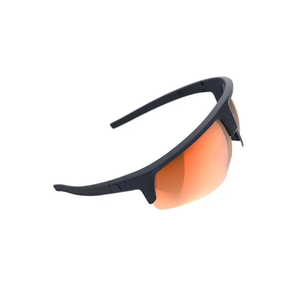 BBB Cycling Comet BSG-75 Sport Zonnebril Mat Zwart Met MLC Orange/Red Lens