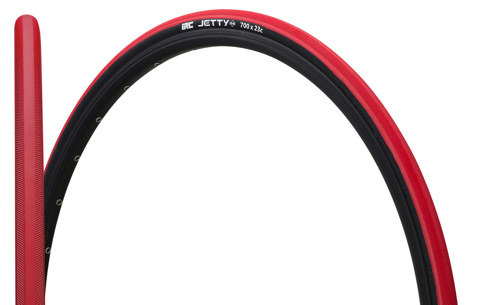 IRC Jetty Plus Race Vouwband 700x23C Rood