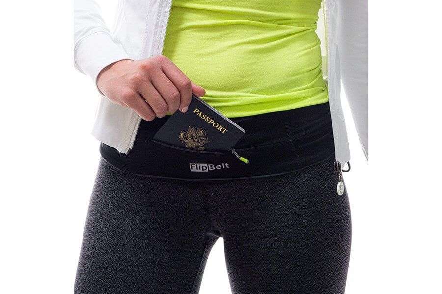 Flipbelt Heupband Zipper Grijs