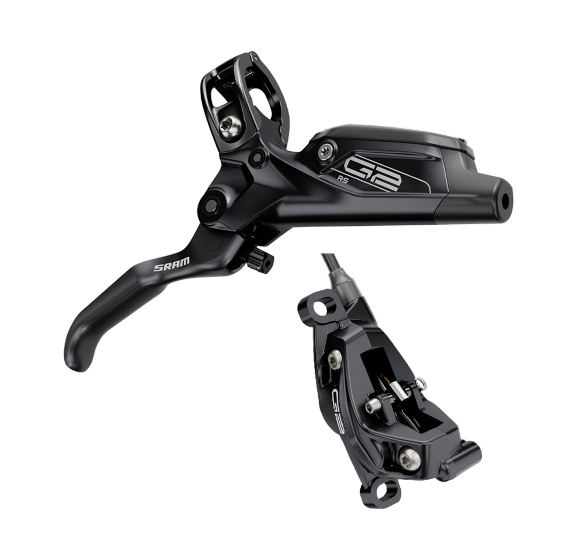 Tweedekans Sram G2 RS A2 Aluminium Disc MTB Voor Remset Zwart