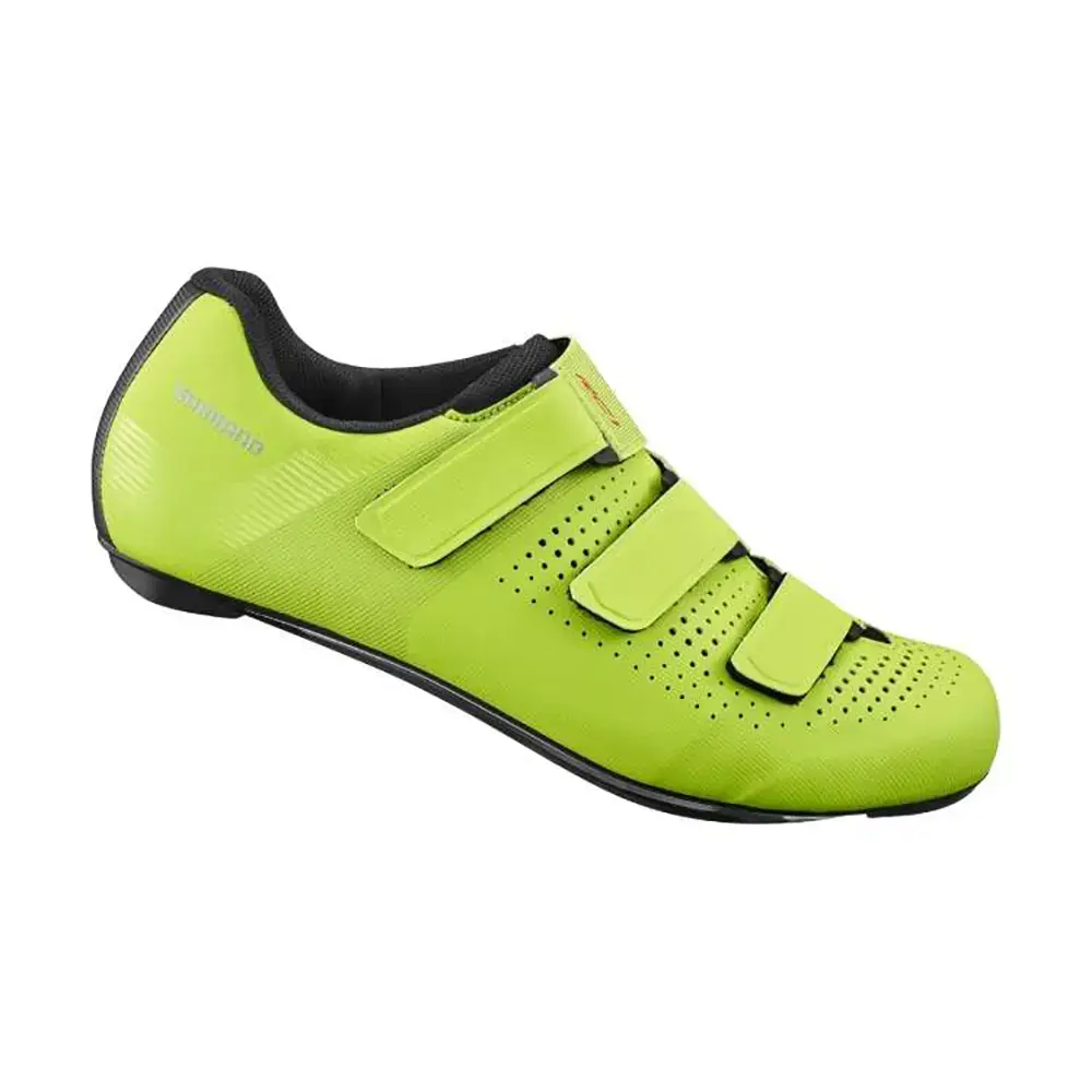 Tweedekans Shimano RC100 Wielrenschoenen Geel Heren Maat 43