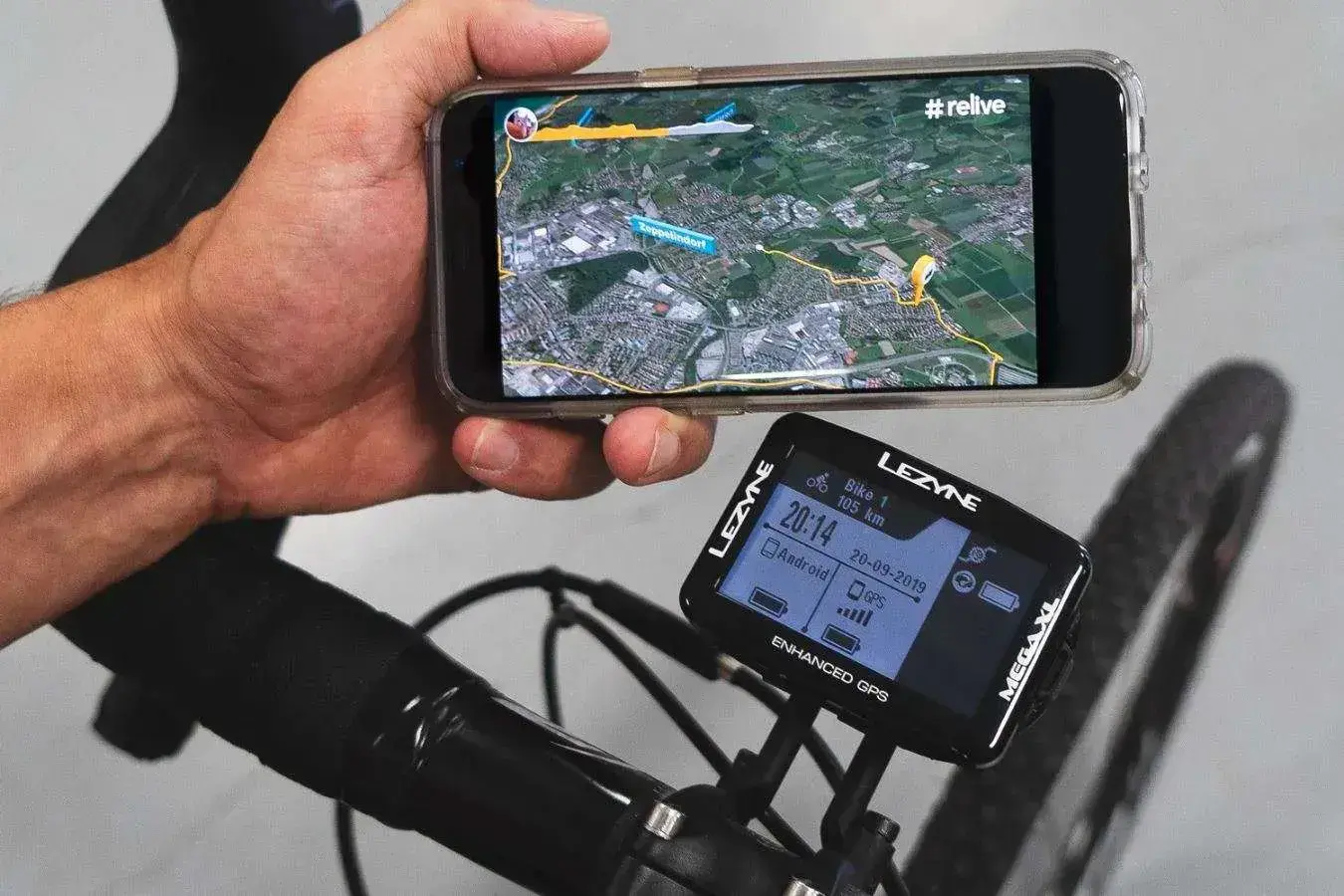 Tweedekans Lezyne Mega XL GPS Fietscomputer