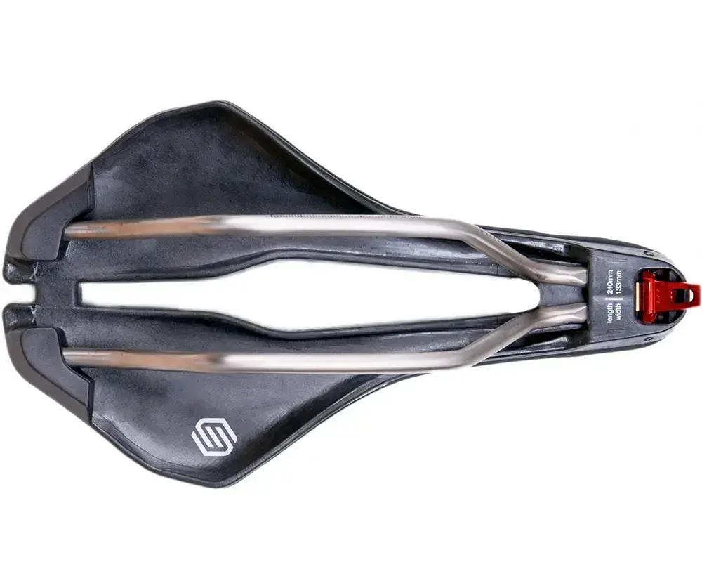 Tweedekans Ere Research Genus Pro TT Fietszadel Zwart 145mm