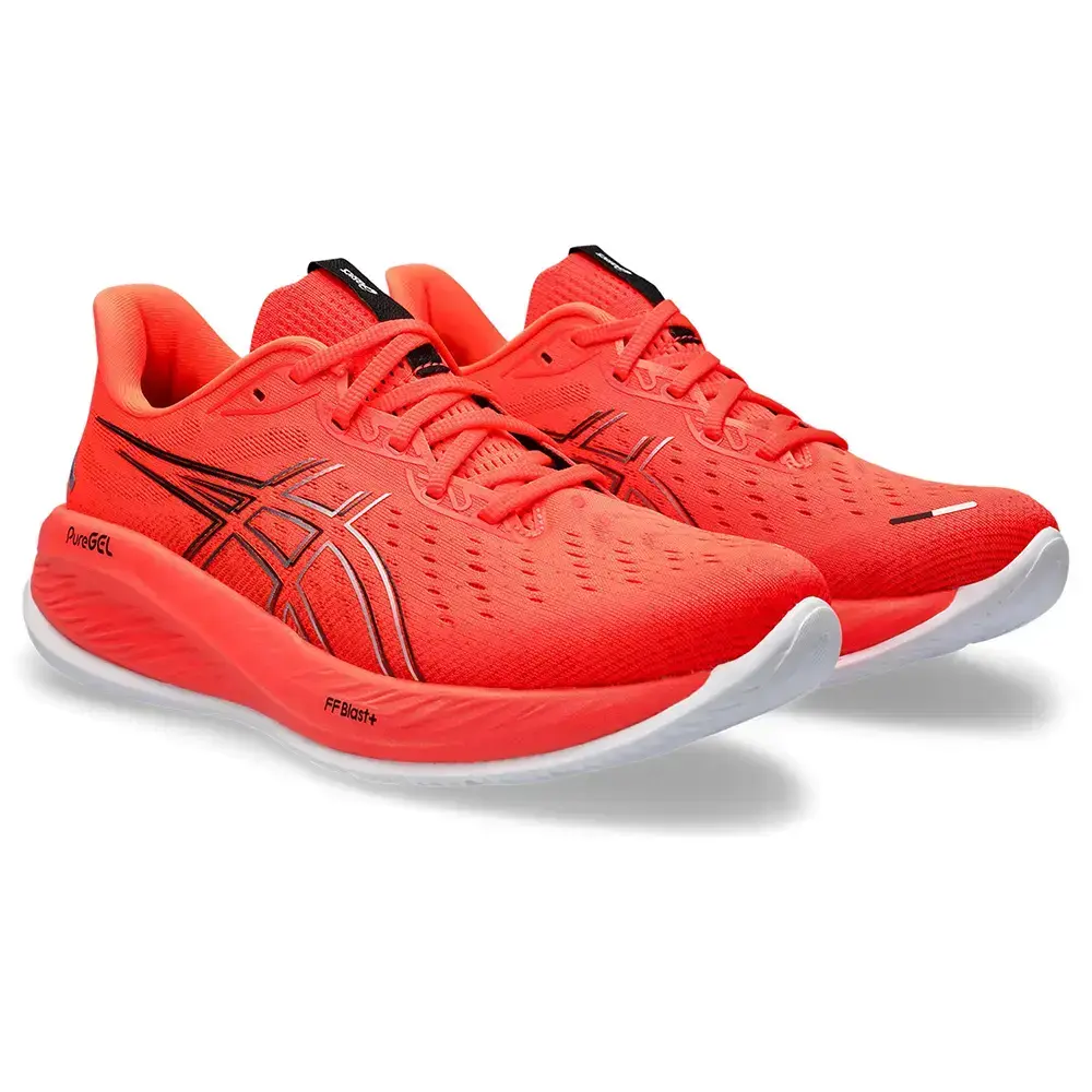 Tweedekans Asics Gel-Cumulus 26 Hardloopschoenen Rood/Wit Heren Maat 40