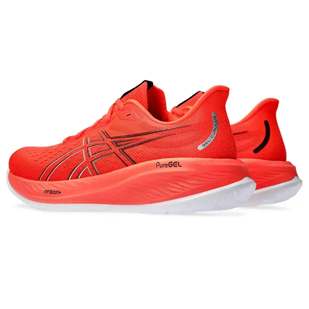 Tweedekans Asics Gel-Cumulus 26 Hardloopschoenen Rood/Wit Heren Maat 40