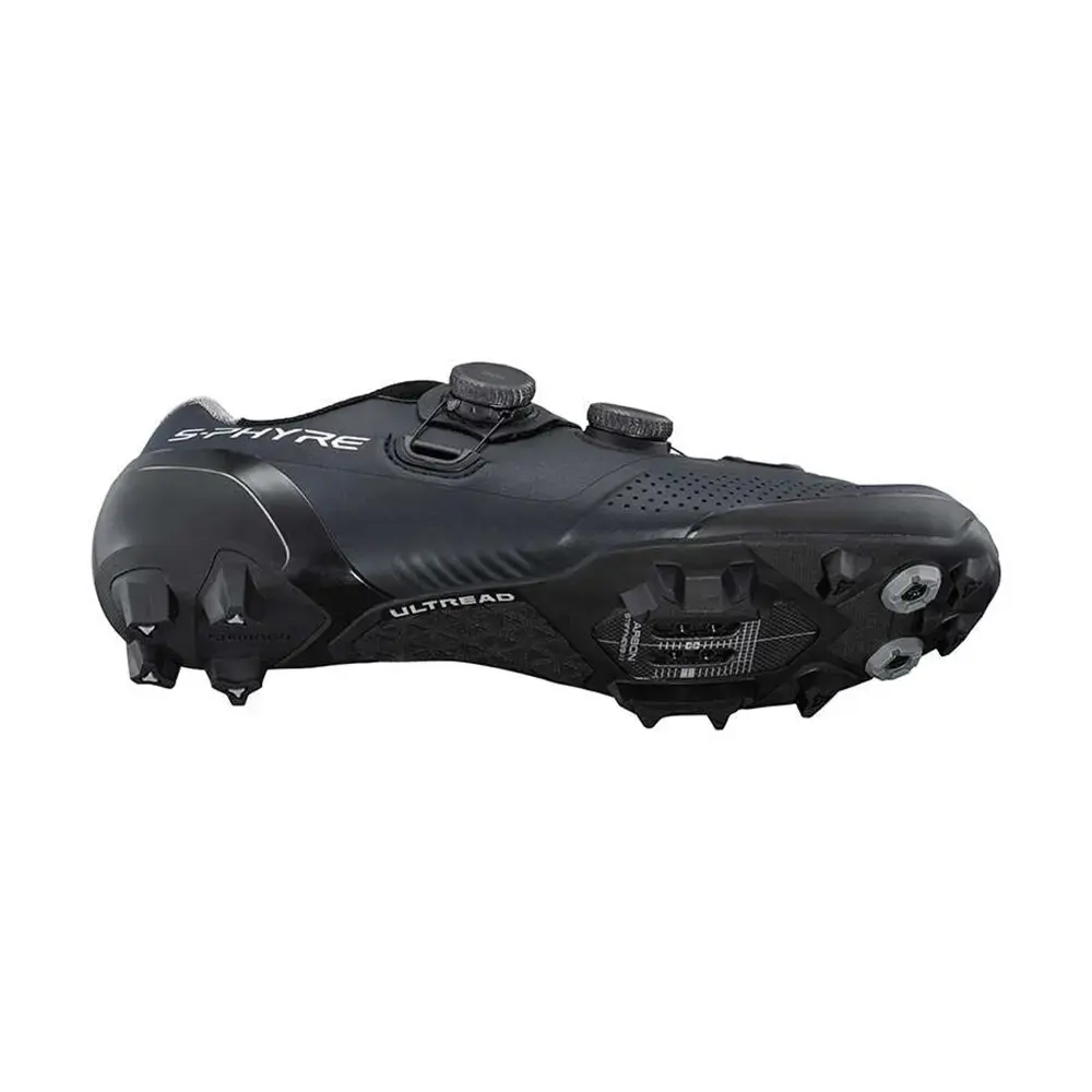 Tweedekans Shimano S-PHYRE XC902 Breed Mountainbikeschoenen Zwart Maat 45