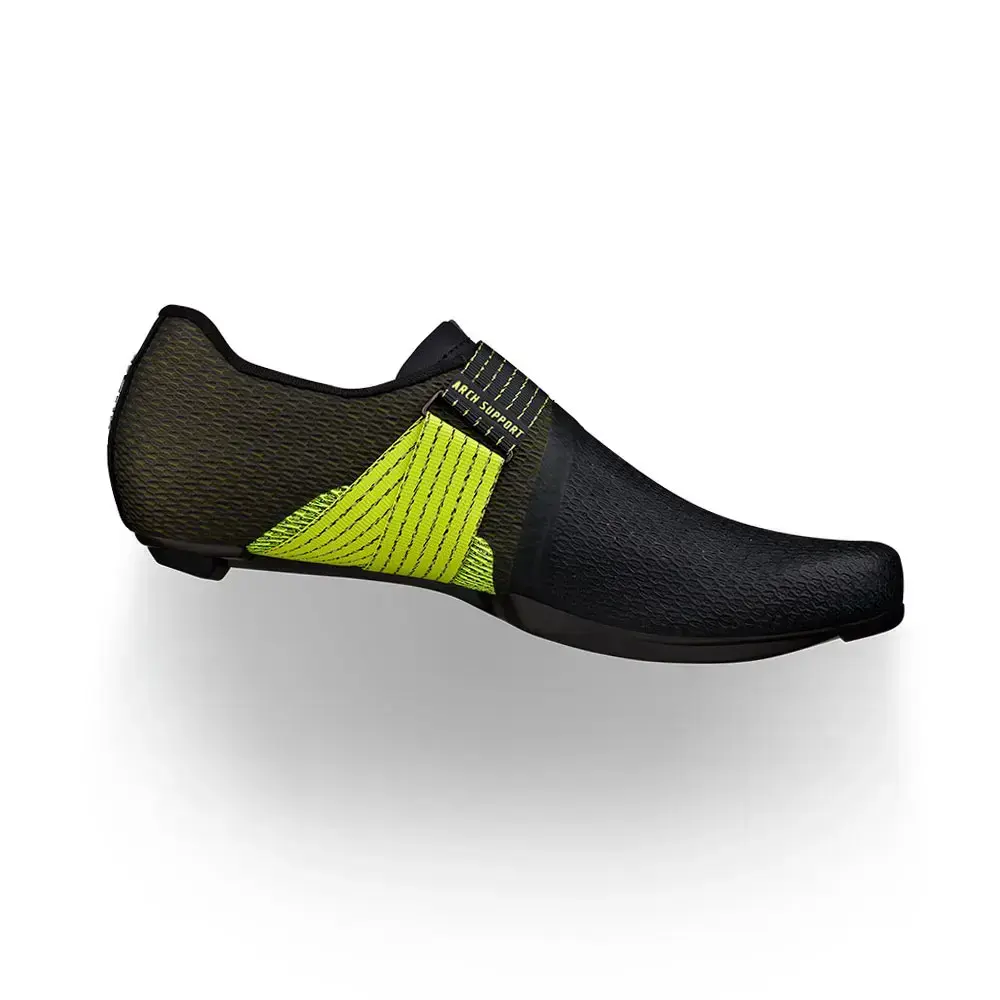 Tweedekans Fizik Vento Stabilita Carbon Wielrenschoenen Zwart/Fluo Geel Maat 41