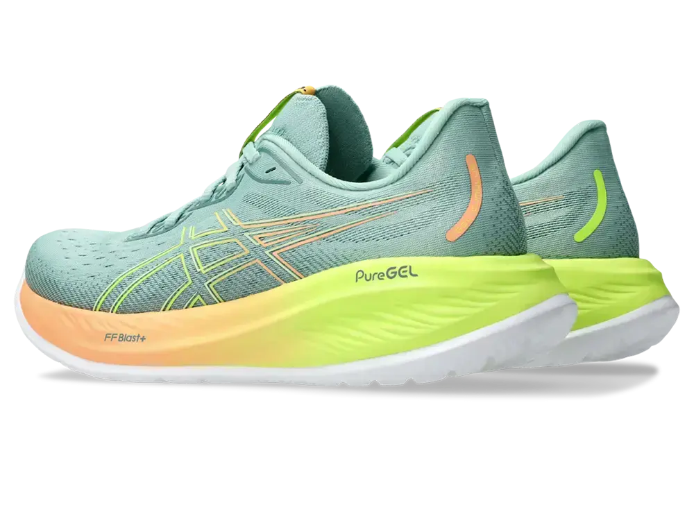 Tweedekans Asics Gel-Cumulus 26 Paris Hardloopschoenen Groen Dames Maat 41.5