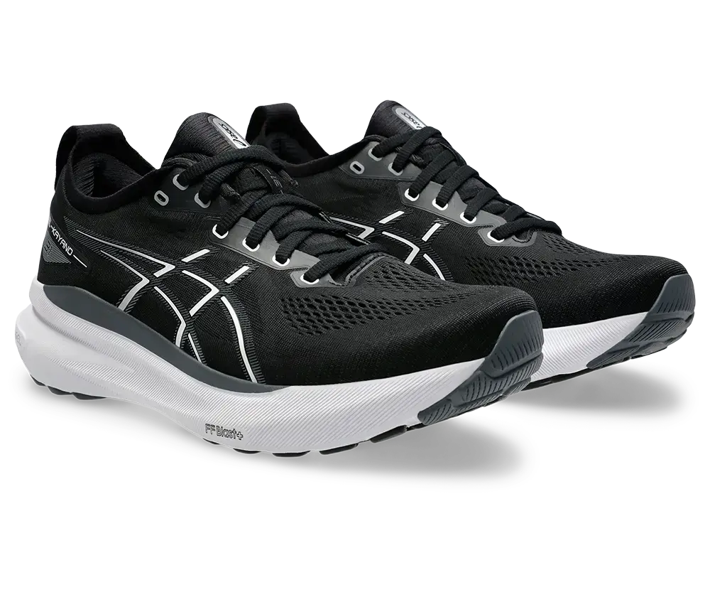 Tweedekans Asics Gel-Kayano 31 Hardloopschoenen Zwart/Wit Heren Maat 45