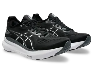 Tweedekans Asics Gel-Kayano 31 Hardloopschoenen Zwart/Wit Heren Maat 45