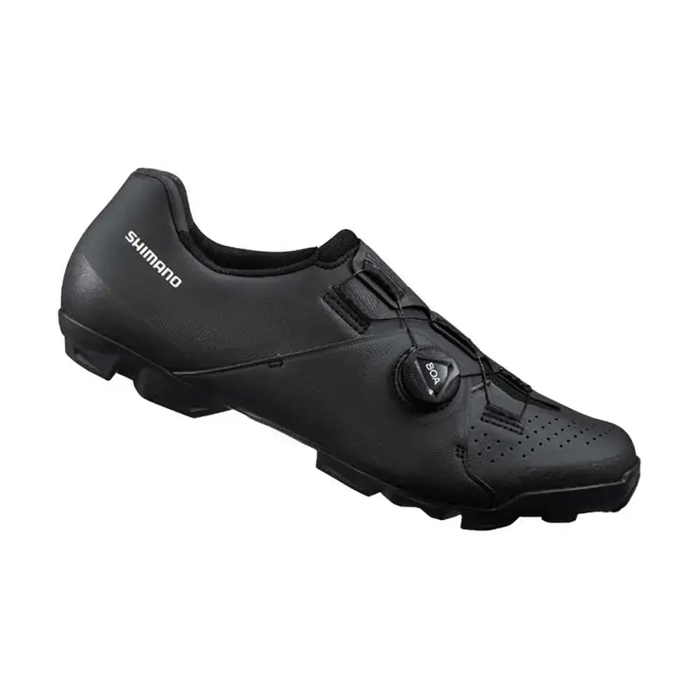 Tweedekans Shimano XC300 Breed Mountainbikeschoenen Zwart Heren Maat 46